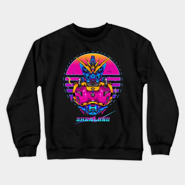 Retro Shenlong Crewneck Sweatshirt by Atrians